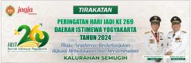 MEMPERINGATI HARI JADI DAERAH ISTIMEWA YOGYAKARTA KE 269 DI TAHUN 2024